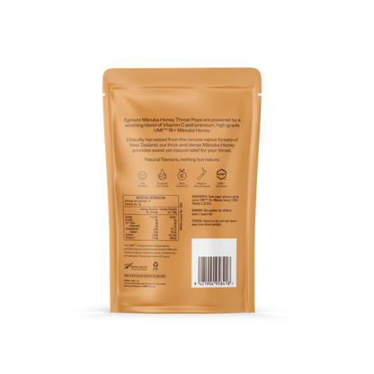 Caramelos para la garganta de Miel de Manuka - Bolsa de 10
